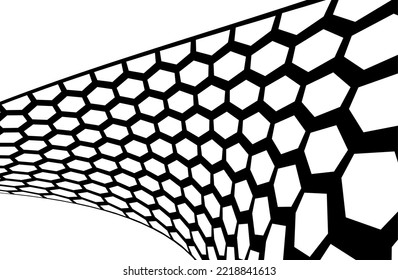 Abstract geometric background with hexagons