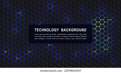 Abstract geometric background. Hexagons design. Illustration for Web Design, Poster, Brochure, Printing, Advertisement, etc.