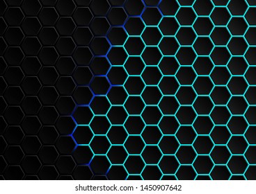 Abstract Geometric Background Hexagonshexagonal Background 3d Stock 