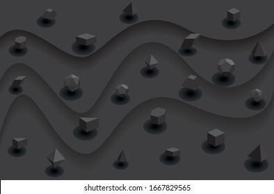  Fondo geométrico abstracto. Gradientes saturados. Diferentes formas geométricas