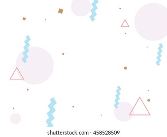 Abstract geometric background. Hipster trendy style. Modern cover. Usable for greeting cards, invitation, poster design.