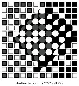 abstract geometric background, illustration design pattern