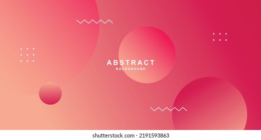 Abstract geometric background illustration for poster design. Modern and minimalist wallpaper in Memphis style. Trendy Aesthetic copy space for presentation cover template