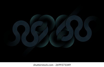 Abstract geometric background image of overlapping lines, banner design concept, advertising material.