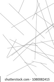 Abstract geometric background. Installed isolated lines. The effect of motion for your design. Black lines on a white background.Dinamic lines or rays.Vector.EPS10