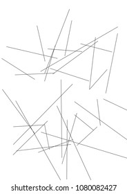 Abstract geometric background. Installed isolated lines. The effect of motion for your design. Black lines on a white background.Dinamic lines or rays.Vector.EPS10