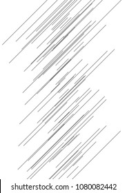 Abstract geometric background. Installed isolated lines. The effect of motion for your design. Black lines on a white background.Dinamic lines or rays.Vector.EPS10