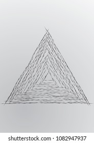 Abstract geometric background. Installed isolated lines. The effect of motion for your design. Black lines on a white background.Dinamic lines or rays.Vector.EPS10