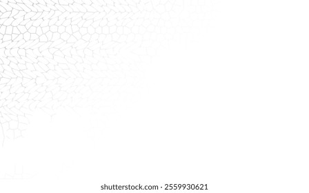 Abstract geometric background with irregular mosaic lines forming a modern network pattern. Perfect for technology, science, and artistic design concepts