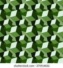 abstract geometric background with isometric cubes