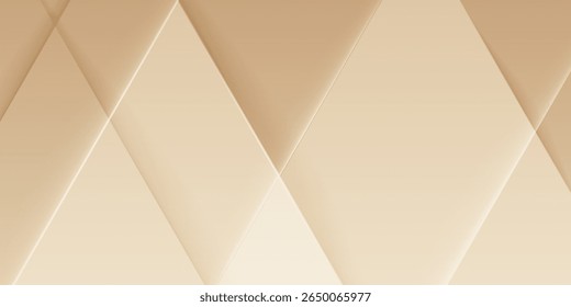 Abstract geometric background with layered beige and brown diamond shapes, creating a modern and elegant 3D effect.


