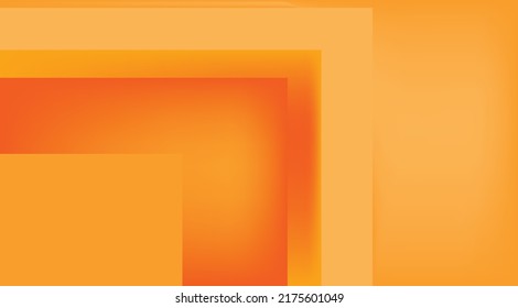 abstrakter, geometrischer orangefarbener Banner-Hintergrund