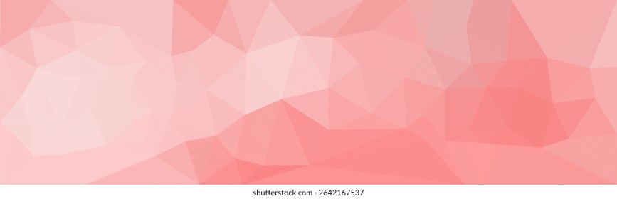 An abstract geometric background with layered pink and red triangles creating a modern, vibrant, and dynamic visual effect.