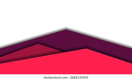Fondo geométrico Abstractas con capas de Formas rojas y púrpuras. Perfecto para Plantillas de negocios, Anuncios, volantes, carteles, cubiertas y proyectos de Diseño gráfico modernos.