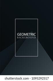 Abstract geometric background. Layers of paper. Vector illustration. Business design concept. Decorative web layout. Corporate brochure template.