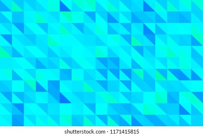 Abstract geometric background. Light blue polygonal vector