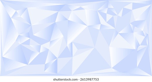 Abstract Geometric Background with Light Blue Polygonal Shapes and Gradients