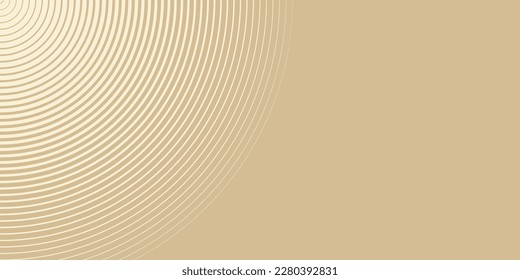 fondo geométrico abstracto. Líneas curvadas claras de grueso a fino sobre un fondo amarillo. Excelente para portada, medios sociales, fondo de pantalla, web