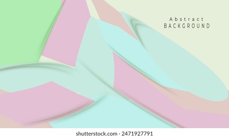Fondo geométrico Abstractas en diseño pastel claro