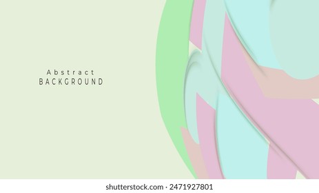 Fondo geométrico Abstractas en diseño pastel claro