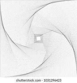 Abstract geometric background like a 3D view of tunnel or cave or exit