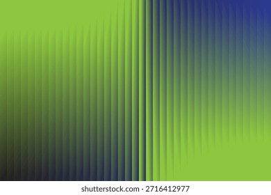 Plano de fundo geométrico abstrato com limas de gradiente vertical de cor verde-limão e índigo profundo