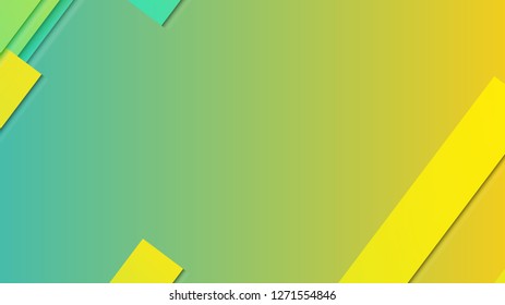 abstract geometric background line with color gradient green and yellow