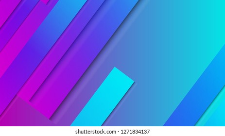 abstract geometric background line with color gradient blue and pink