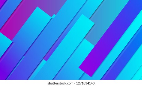 abstract geometric background line with color gradient blue and pink