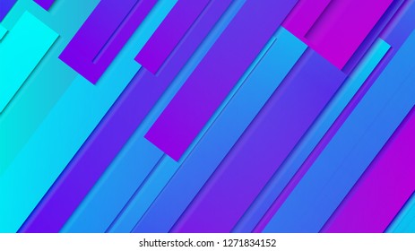 abstract geometric background line with color gradient blue and pink