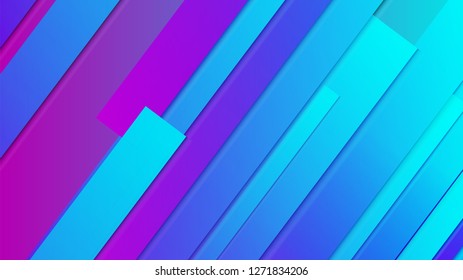 abstract geometric background line with color gradient blue and pink