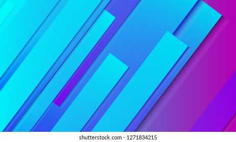abstract geometric background line with color gradient blue and pink