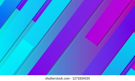 abstract geometric background line with color gradient blue and pink