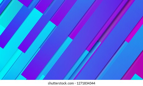 abstract geometric background line with color gradient blue and pink