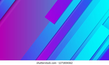 abstract geometric background line with color gradient blue and pink