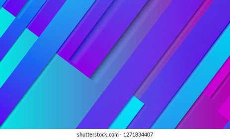 abstract geometric background line with color gradient blue and pink