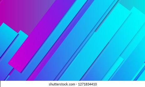abstract geometric background line with color gradient blue and pink
