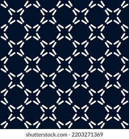 Resumen de formas geométricas de línea de fondo patrón diseño clásico de color blanco azul vintage. Ilustración digital gráfica vectorial, imagen de alta resolución.