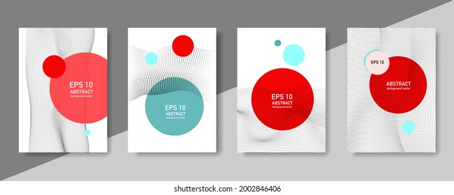 Abstract geometric background with line texture for business brochure cover design. Gradient Pink, orange, purple, blue and green vector banner poster