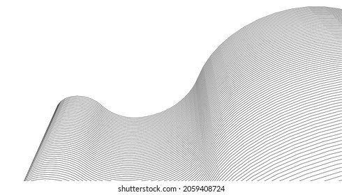  abstract geometric background linear structure 3d rendering