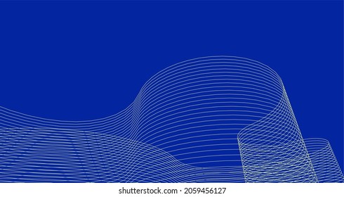  abstrakter geometrischer Hintergrund, lineare Struktur 3d-Darstellung