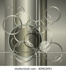 Abstract geometric background with lines and circles. It could be used as  a seamless pattern.