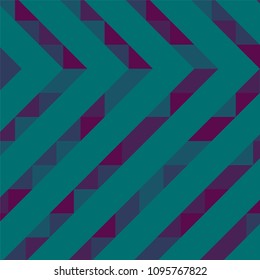 Abstract geometric background with lines of colored triangles. Can be used as poster, banner, border, background, Wallpaper, card, print and etc. Eps10 vector.