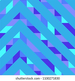 Abstract geometric background with lines of colored triangles. Can be used as poster, banner, border, background, Wallpaper, card, print and etc. Eps10 vector.