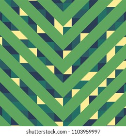 Abstract geometric background with lines of colored triangles. Can be used as poster, banner, border, background, Wallpaper, card, print and etc. Eps10 vector.