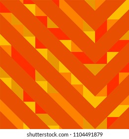 Abstract geometric background with lines of colored triangles. Can be used as poster, banner, border, background, Wallpaper, card, print and etc. Eps10 vector.