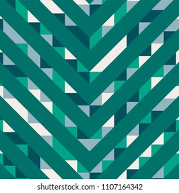 Abstract geometric background with lines of colored triangles. Can be used as poster, banner, border, background, Wallpaper, card, print and etc. Eps10 vector.