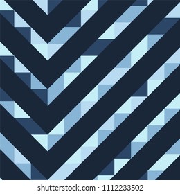 Abstract geometric background with lines of colored triangles. Can be used as poster, banner, border, background, Wallpaper, card, print and etc. Eps10 vector.