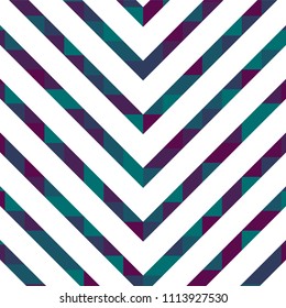 Abstract geometric background with lines of colored triangles. Can be used as poster, banner, border, background, Wallpaper, card, print and etc. Eps10 vector.