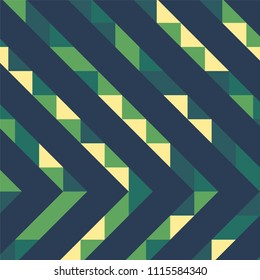 Abstract geometric background with lines of colored triangles. Can be used as poster, banner, border, background, Wallpaper, card, print and etc. Eps10 vector.